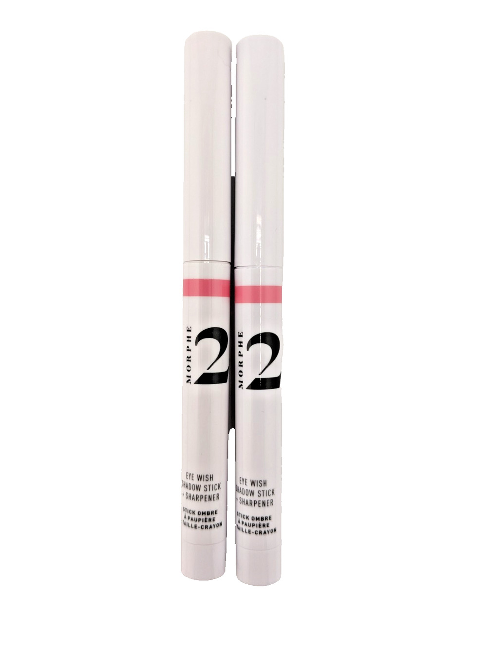2X Morphe Creamy Eye Shadow Stick BUBBLEGUM PINK + Sharpener, Full Size New